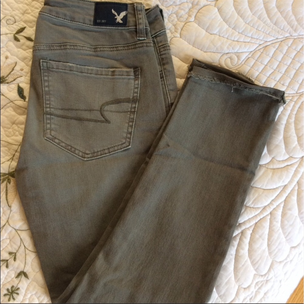 American eagle cropped jeggings jeans